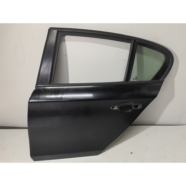 Porta Bmw 118 120 130 Traseira Esquerda 2006 2007/2012 Orig Traseira Esquerdo Preto