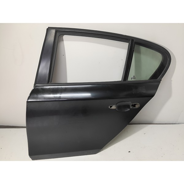 Porta Bmw 118 120 130 Traseira Esquerda 2006 2007/2012 Orig Traseira Esquerdo Preto