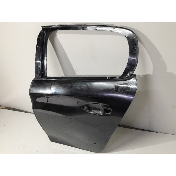 Porta Peugeot 208 Traseira Esquerda 2020 2021 2022 2023 Orig Traseira Esquerdo Preto
