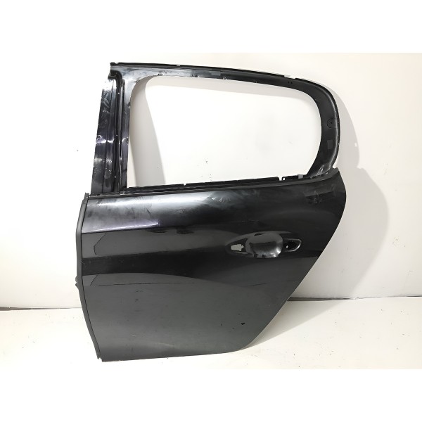 Porta Peugeot 208 Traseira Esquerda 2020 2021 2022 2023 Orig Traseira Esquerdo Preto