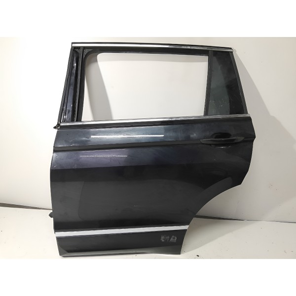 Porta Tiguan Traseira Esquerda 2018 2019 2020 Original Traseira Esquerdo Preto