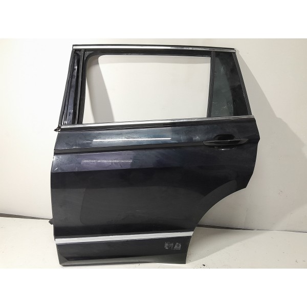 Porta Tiguan Traseira Esquerda 2018 2019 2020 Original Traseira Esquerdo Preto