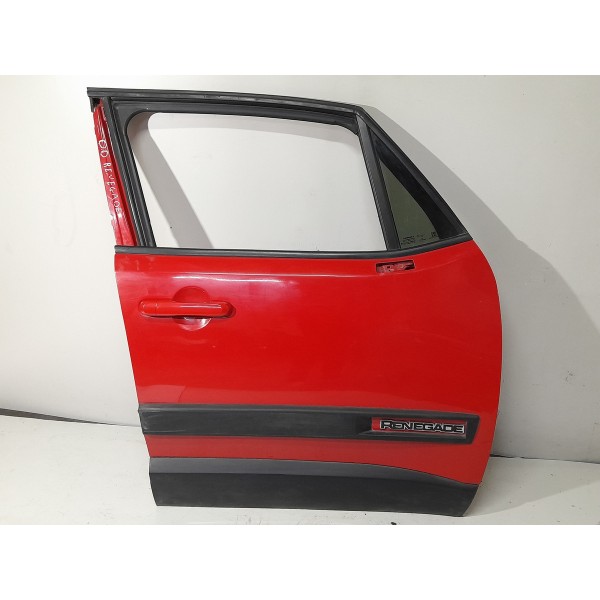 Porta Jeep Renegade Dianteira Direita 2015 2016 2017/2025 Dianteira Direito Vermelho