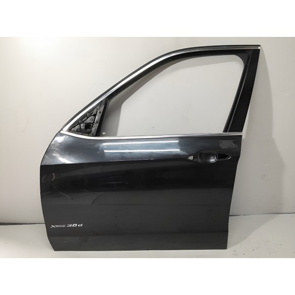 Porta Bmw X5 Dianteira Esquerda 2014 2015/2019 Original Dianteira Esquerdo Preto
