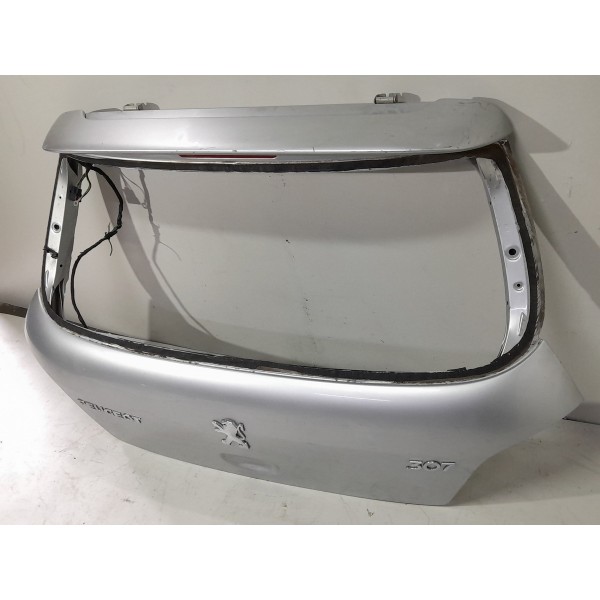 Tampa Traseira Peugeot 307 2006/2012 Cinza