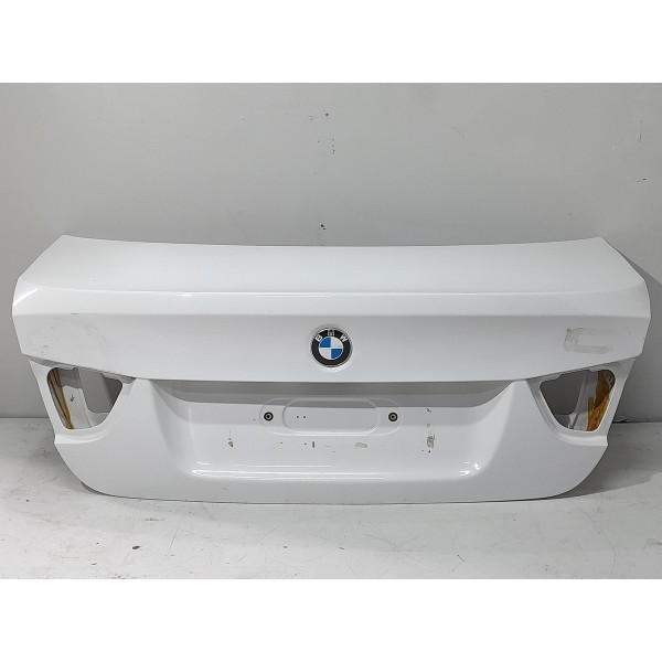 Tampa Traseira Bmw 320 2009/2012 Lisa Branco