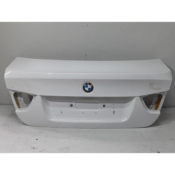 Tampa Traseira Bmw 320 2009/2012 Lisa Branco