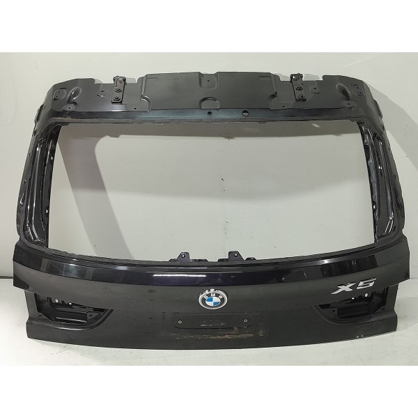 Tampa Traseira Bmw X5 2014/2019 Lisa Preto