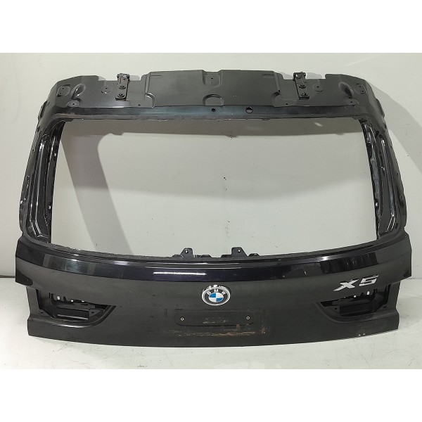 Tampa Traseira Bmw X5 2014/2019 Lisa Preto