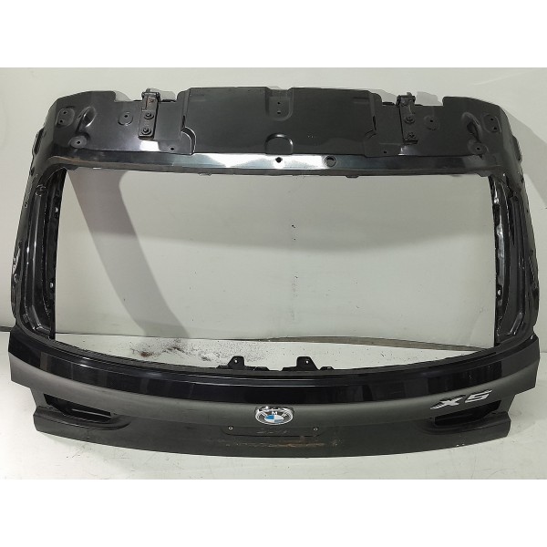 Tampa Traseira Bmw X5 2014/2019 Lisa Preto