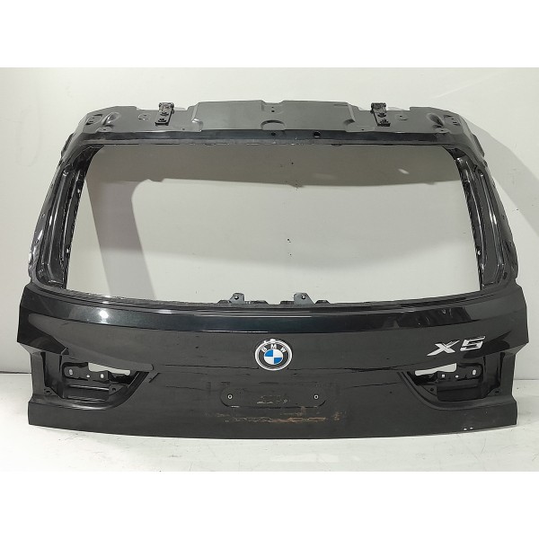 Tampa Traseira Bmw X5 2014/2019 Lisa Preto