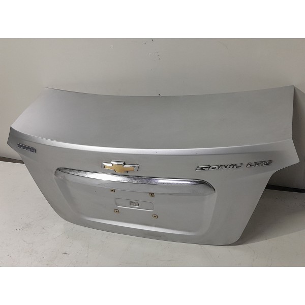 Tampa Traseira Sonic Ltz 2012 2013 2014 2015 2016 Original Cinza