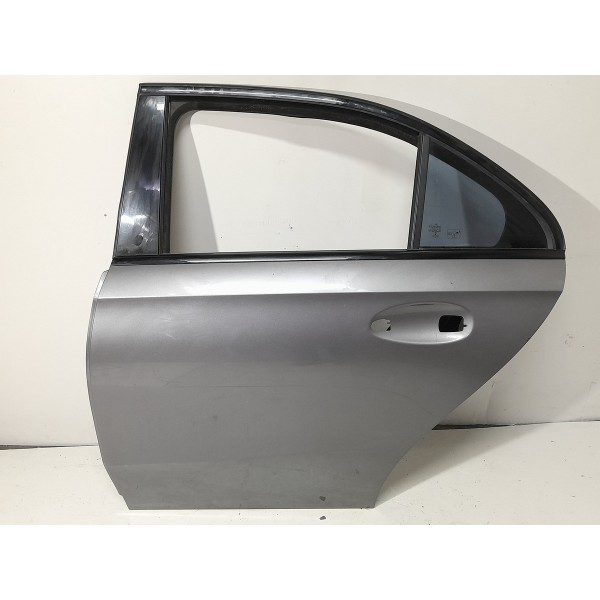 Porta Mercedes A35 Sedan Traseira Esquerda 2019/2025 Lisa Traseira Esquerdo Cinza-escuro