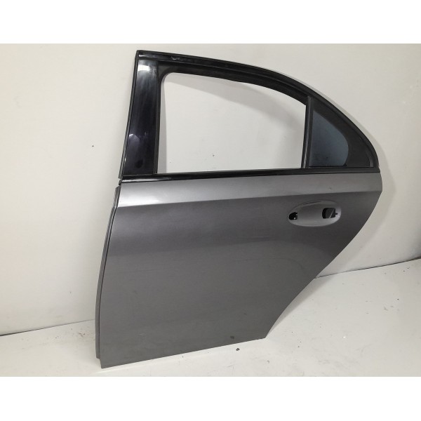 Porta Mercedes A35 Sedan Traseira Esquerda 2019/2025 Lisa Traseira Esquerdo Cinza-escuro