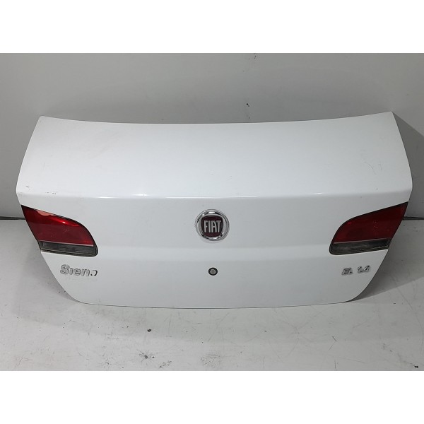 Tampa Traseira Fiat Siena 2008/2013 Branco