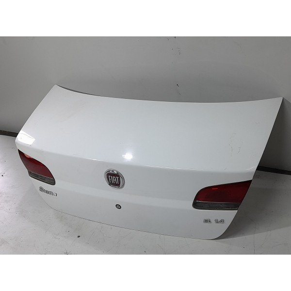 Tampa Traseira Fiat Siena 2008/2013 Branco