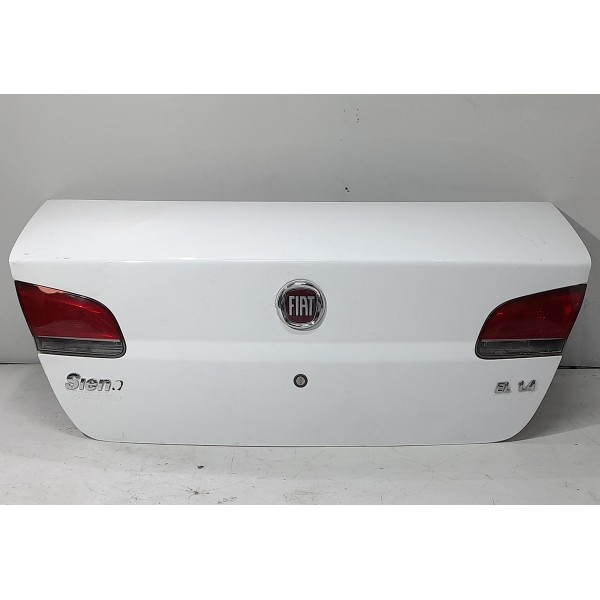 Tampa Traseira Fiat Siena 2008/2013 Branco