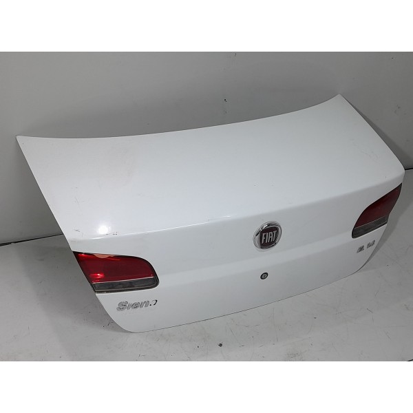Tampa Traseira Fiat Siena 2008/2013 Branco