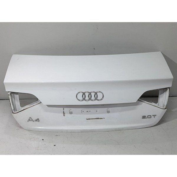 Tampa Traseira Audi A4 2009/2012 Lisa Branco