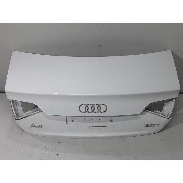 Tampa Traseira Audi A4 2009/2012 Lisa Branco