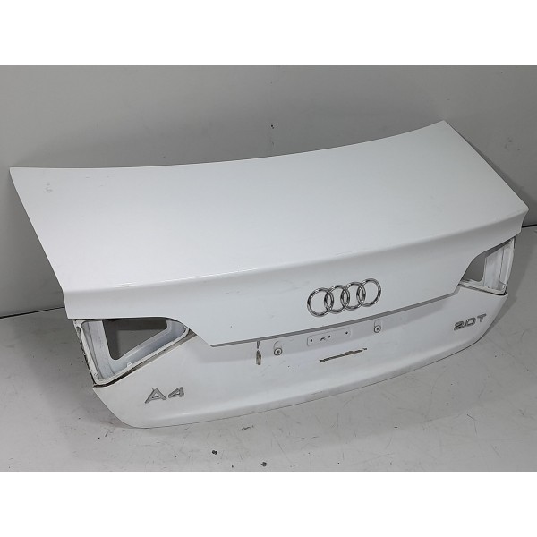 Tampa Traseira Audi A4 2009/2012 Lisa Branco