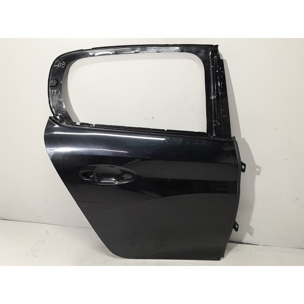 Porta Peugeot 208 Traseira Direita 2020 2021 2022 2023 Orig Traseira Direito Preto