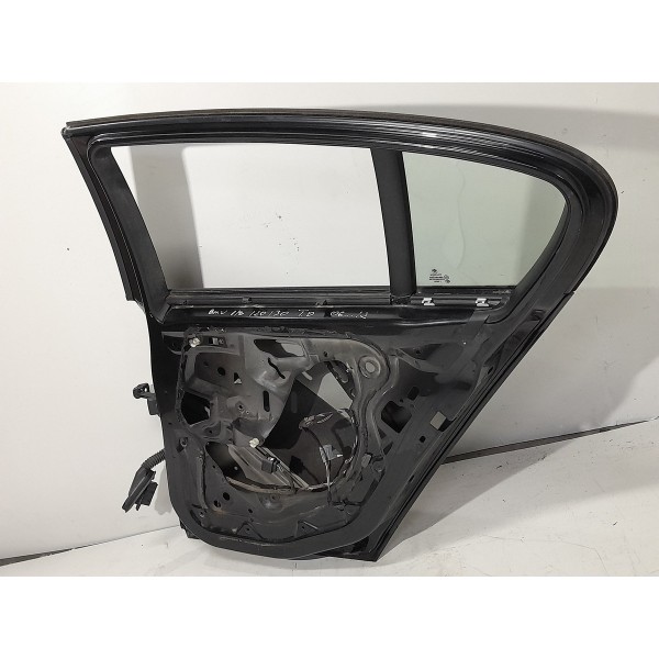 Porta Bmw 118 120 130 Traseira Direita 2006 2007/2012 Orig Traseira Direito Preto