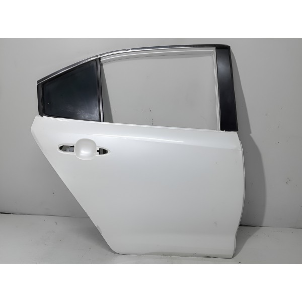 Porta Toyota  Yaris Traseira Direita 2018/2020 Det Traseira Direito Branco