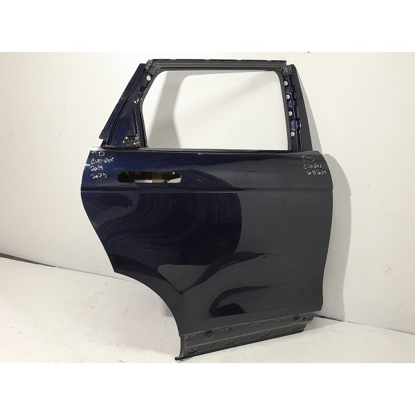 Porta Evoque Traseira Direita Blindada 2020\2023 Original Traseira Direito Azul-marinho