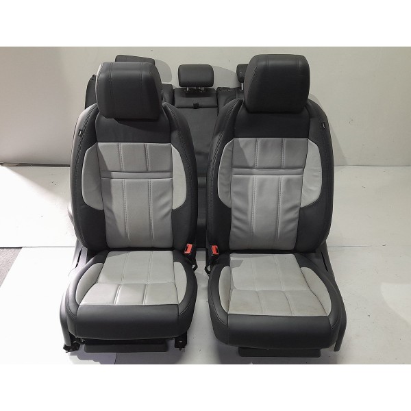 Jogo Banco Couro Land Rover Evoque 2020 2021 2022 2023 Orig Cinza