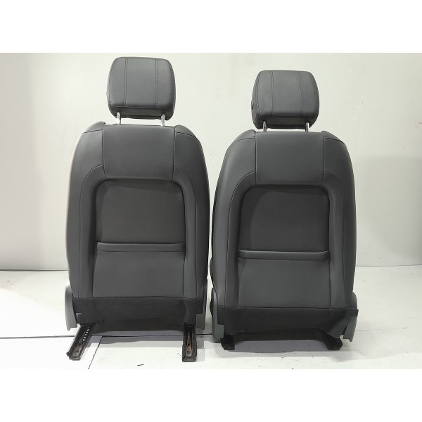 Jogo Banco Couro Land Rover Evoque 2020 2021 2022 2023 Orig Cinza