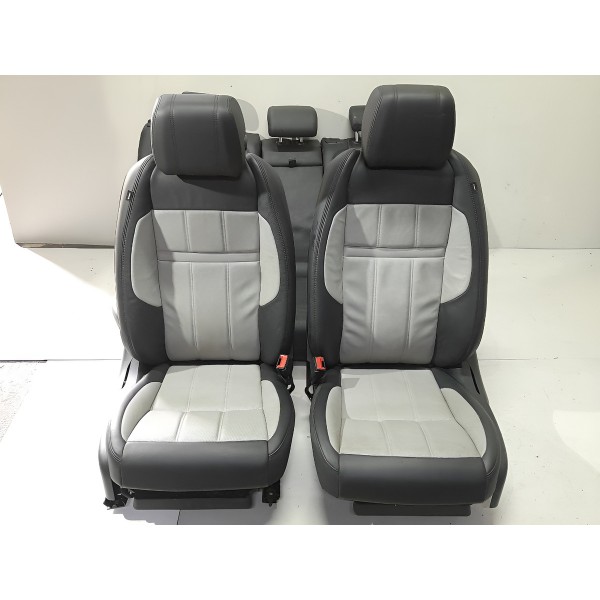 Jogo Banco Couro Land Rover Evoque 2020 2021 2022 2023 Orig Cinza