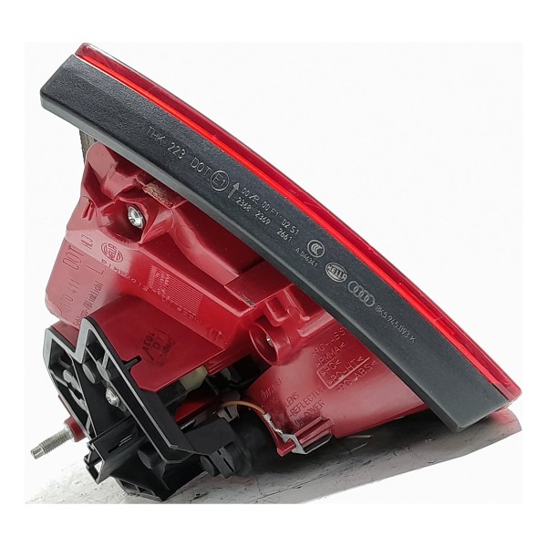 Lanterna Tampa Traseira Audi A4 Esquerda 08/2012 8k5945093k Esquerdo/motorista Vermelho