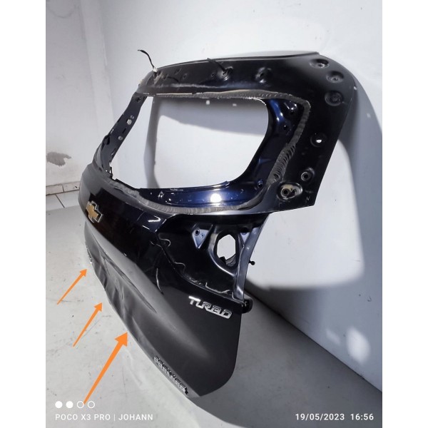 Tampa Traseira Tracker 2020/20245 Detalhe Azul