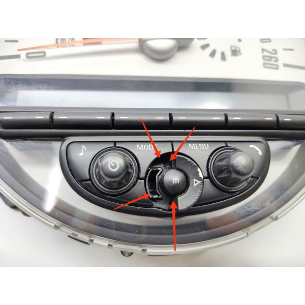 Painel Instrumentos Mini Cooper 2011/2016 62116977077 Det