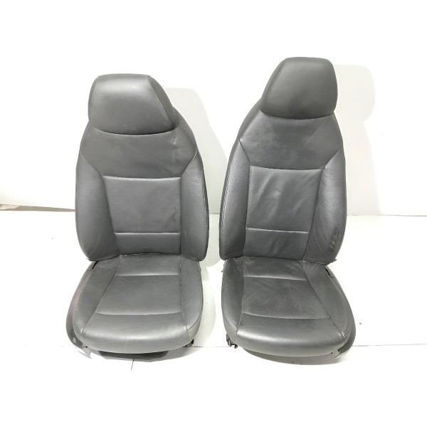 Jogo Banco Couro Bmw Z4 2011 2012 2013 2014 2015 2016 Orig Preto