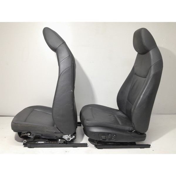 Jogo Banco Couro Bmw Z4 2011 2012 2013 2014 2015 2016 Orig Preto