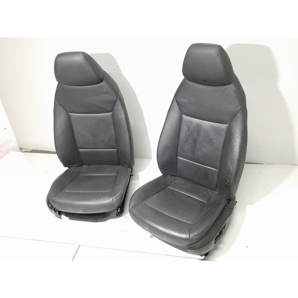 Jogo Banco Couro Bmw Z4 2011 2012 2013 2014 2015 2016 Orig Preto