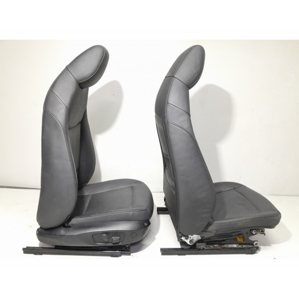 Jogo Banco Couro Bmw Z4 2011 2012 2013 2014 2015 2016 Orig Preto