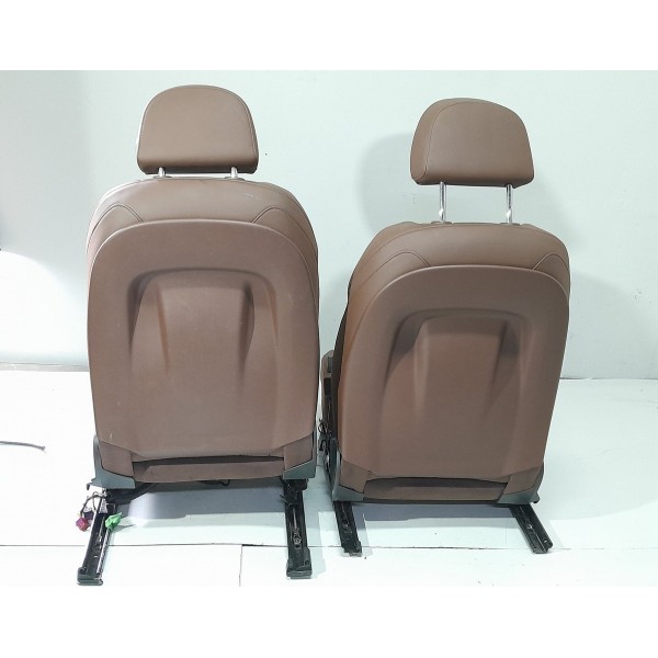 Jogo Banco Couro Audi Q5 Eletricos 2018/2022 Original Terracota