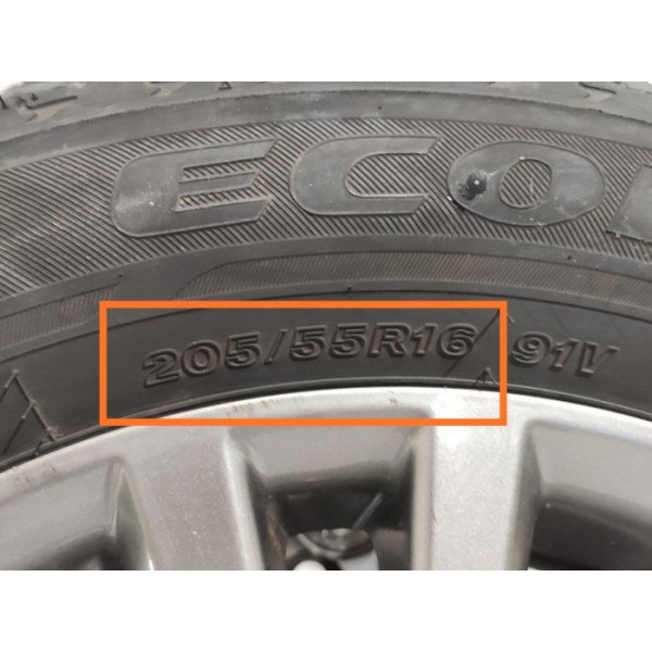 Roda Toyota Corolla 205/55 Aro 16   2015/2018 Det Original Prateado