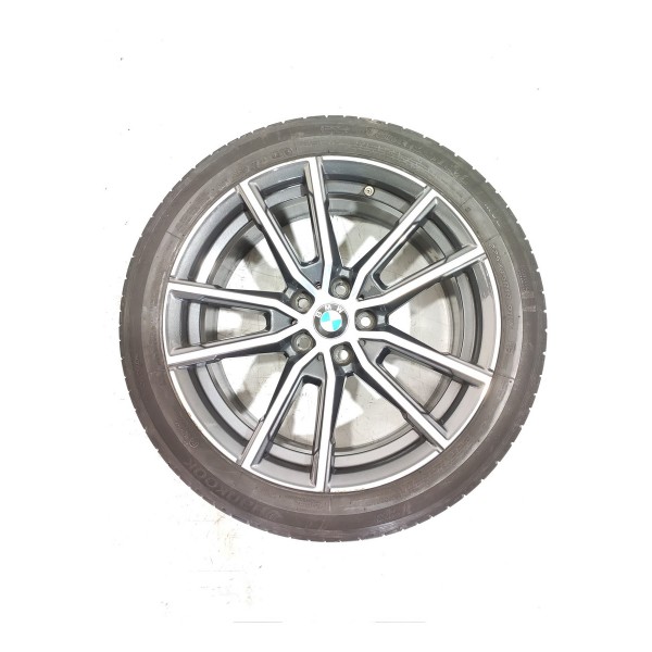 Roda Estepe Bmw 320i 225/45/18  2019/2025 Original Prateado