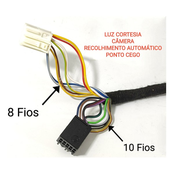 Retrovisor Mercedes C200 C300 Esquerdo Camera 2022/2025