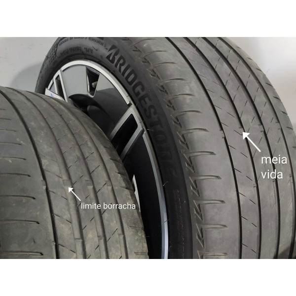 Jogo Rodas Pneus Mercedes Benz C200 Amg Hibrida 2022/25 Det Prateado