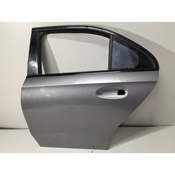 Porta Mercedes A35 Sedan Traseira Esquerda 2019/2025 Lisa Traseira Esquerdo Cinza-escuro