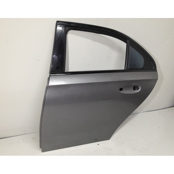 Porta Mercedes A35 Sedan Traseira Esquerda 2019/2025 Lisa Traseira Esquerdo Cinza-escuro