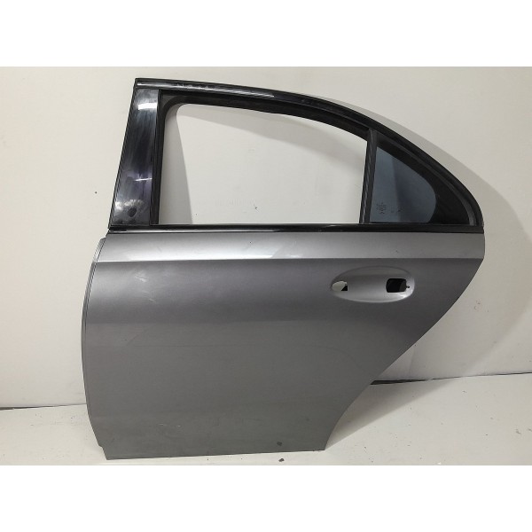 Porta Mercedes A35 Sedan Traseira Esquerda 2019/2025 Lisa Traseira Esquerdo Cinza-escuro