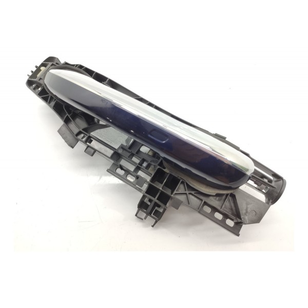 Macaneta Externa Porta Mercedes C200 C300 Traseira Esq 22/25 Azul Traseira