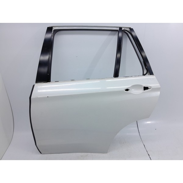 Porta  Traseira Esquerda Bmw X5 2014/2019 Lisa Traseira Esquerda Branco