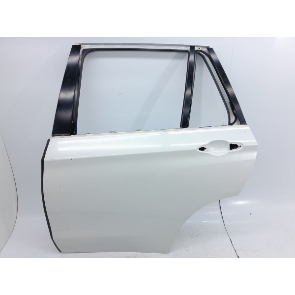 Porta  Traseira Esquerda Bmw X5 2014/2019 Lisa Traseira Esquerda Branco